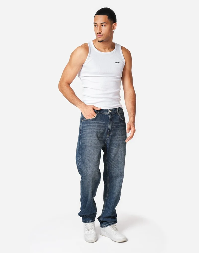 DENIM JEANS (DARK BLUE)