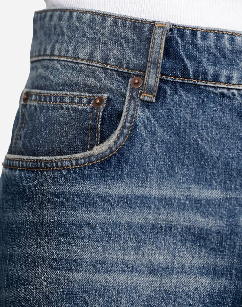 DENIM JEANS (DARK BLUE)