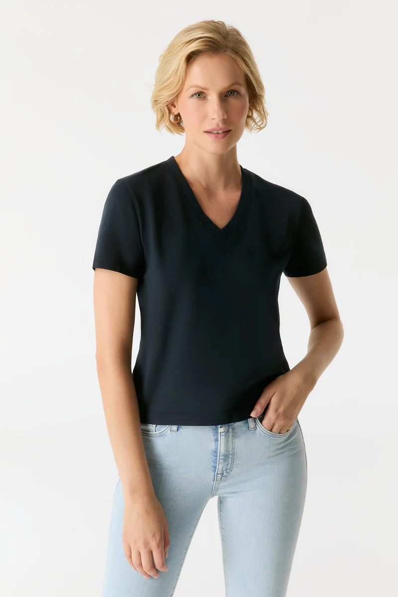 Cup of Joe T-shirt Greta navy