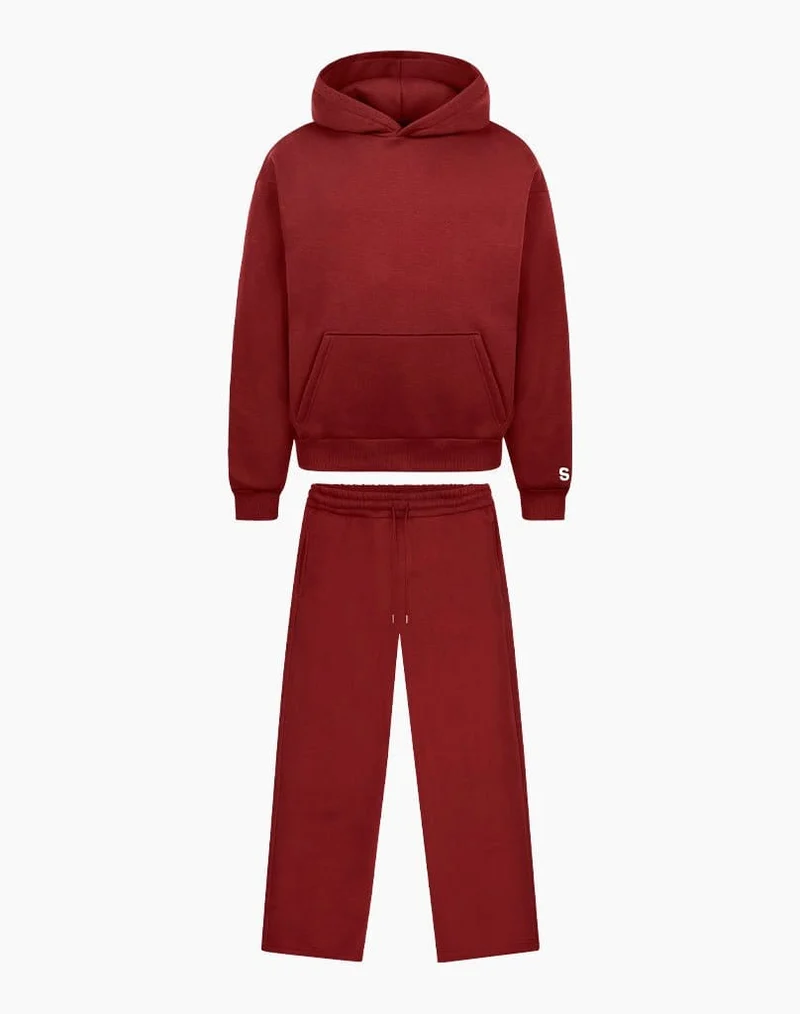 TRACKSUIT SET (BURGUNDY)