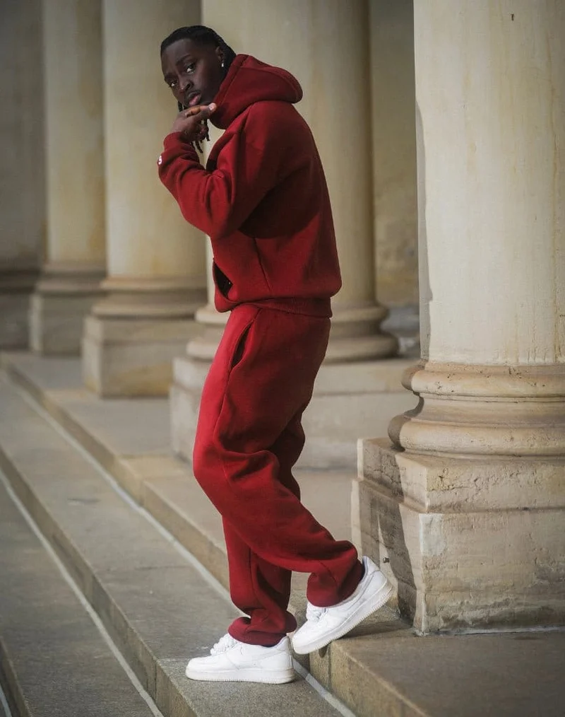 TRACKSUIT SET (BURGUNDY)
