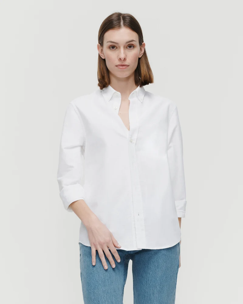 The Oversized Oxford Shirt - White