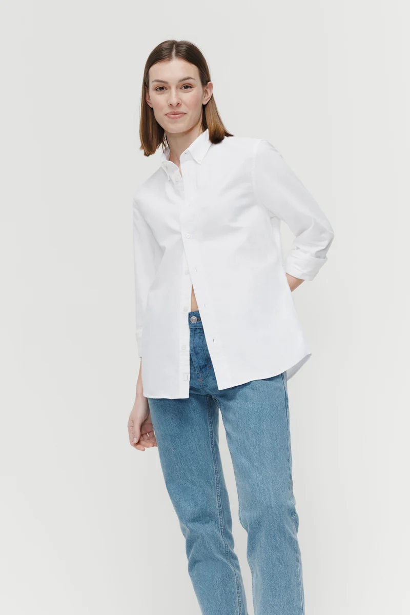 The Oversized Oxford Shirt - White