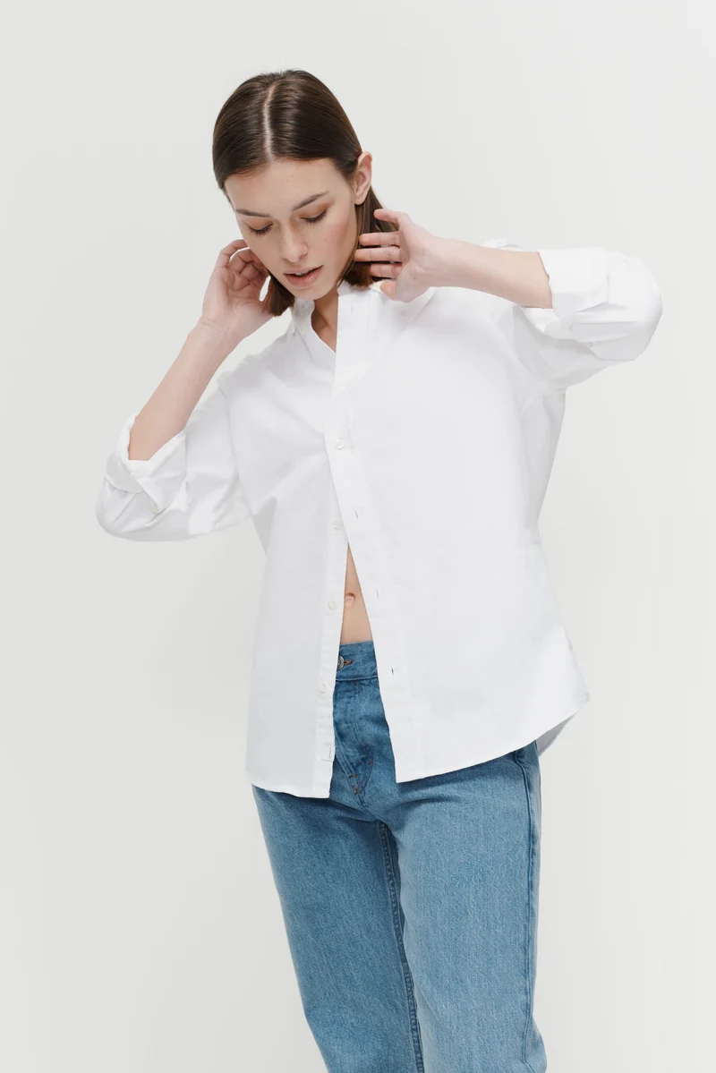 The Oversized Oxford Shirt - White