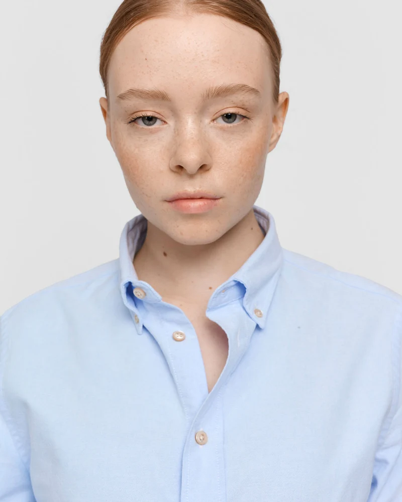 The Oversized Oxford Shirt - Light Blue