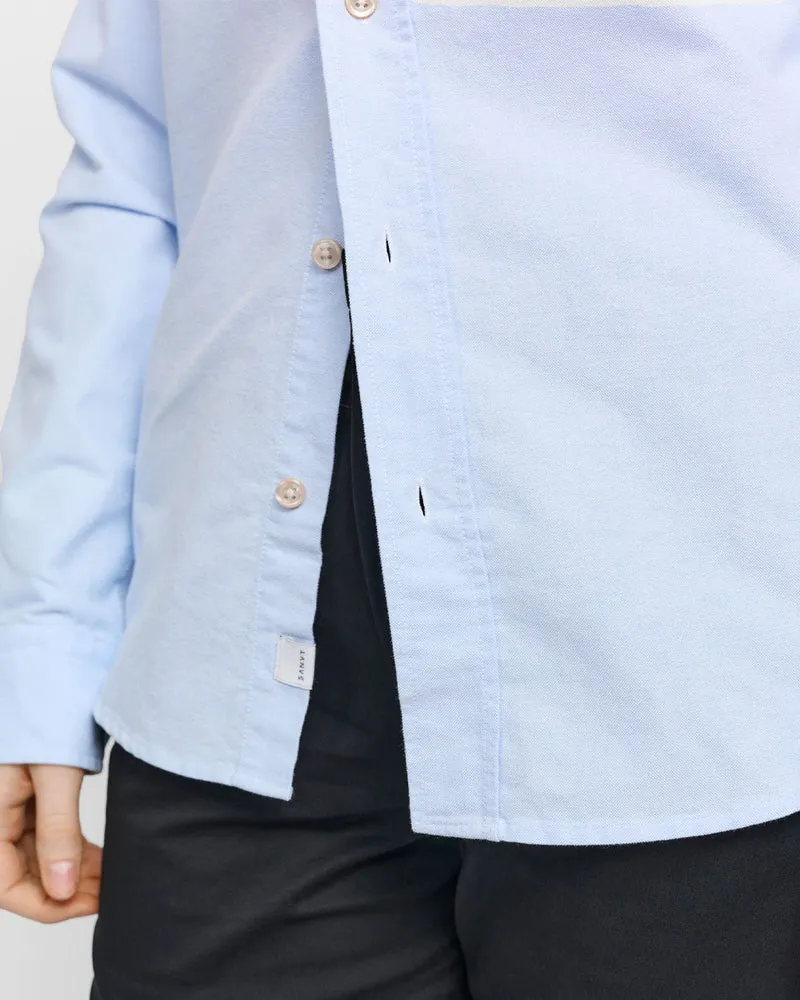 The Oversized Oxford Shirt - Light Blue