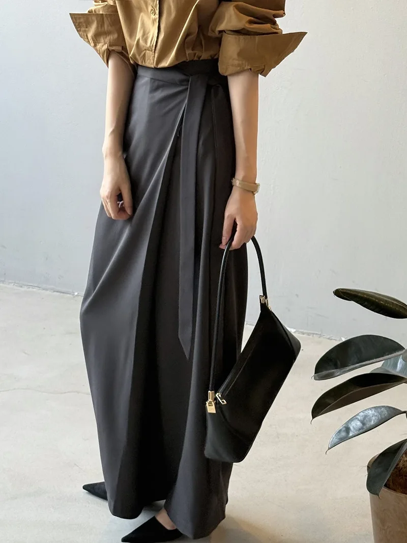 Shadow Wrap Trousers – Dusk Grey / Black