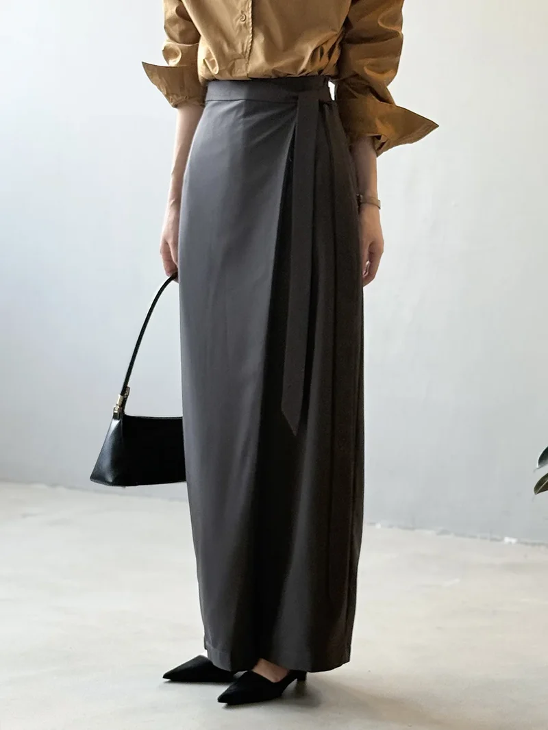 Shadow Wrap Trousers – Dusk Grey / Black