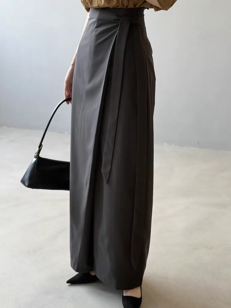 Shadow Wrap Trousers – Dusk Grey / Black