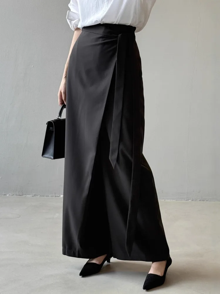 Shadow Wrap Trousers – Dusk Grey / Black