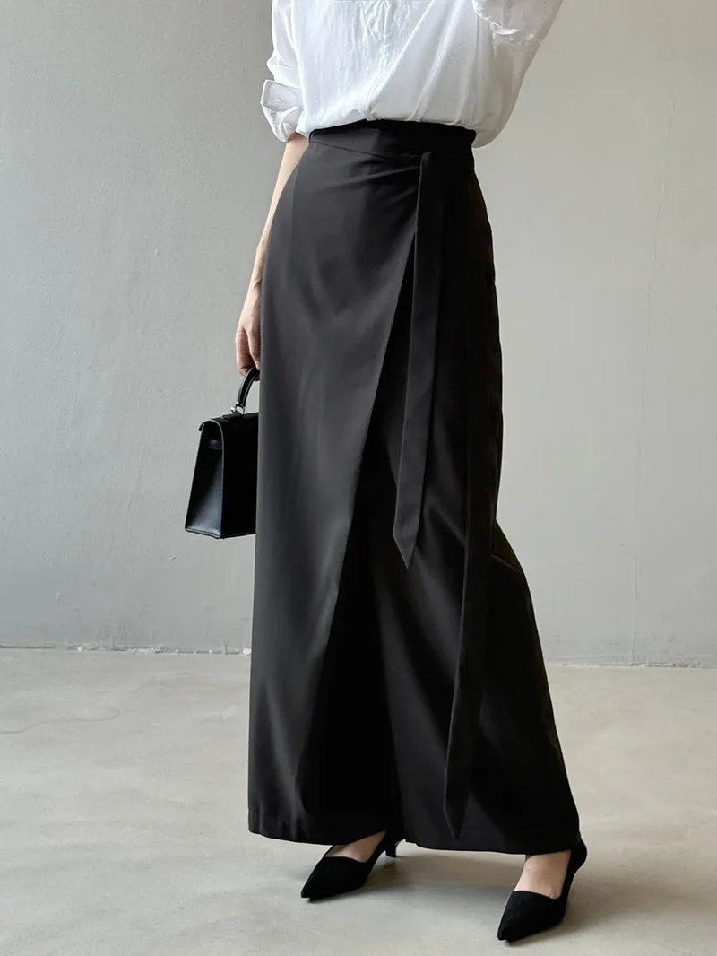 Shadow Wrap Trousers – Dusk Grey / Black
