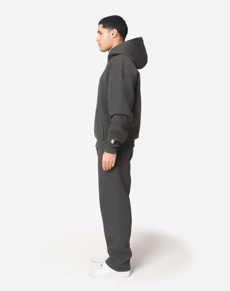 TRACKSUIT SET (DARK GREY MELANGE)