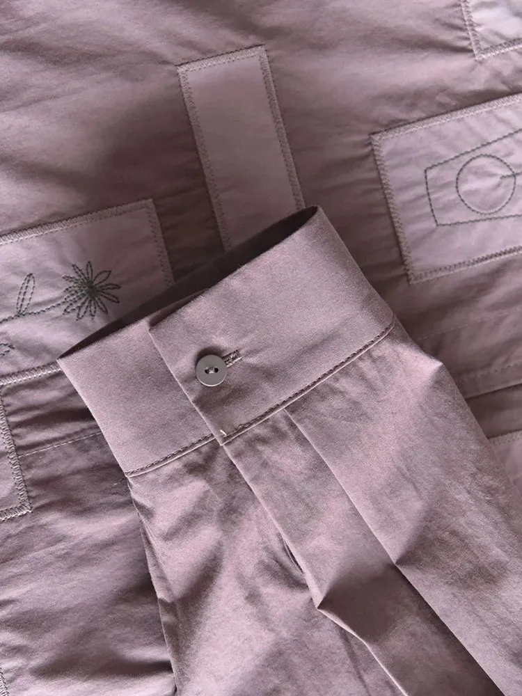 Japanese Minimal Shirt – Dusty Plum