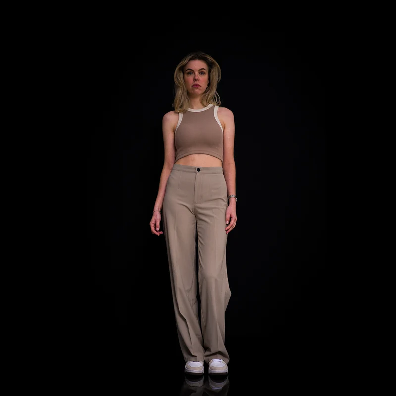 Rib Top Cropped