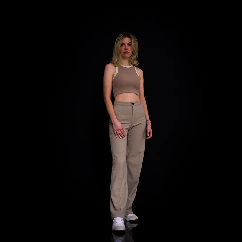 Rib Top Cropped