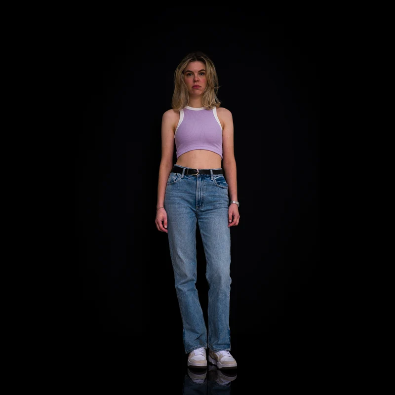 Rib Top Cropped