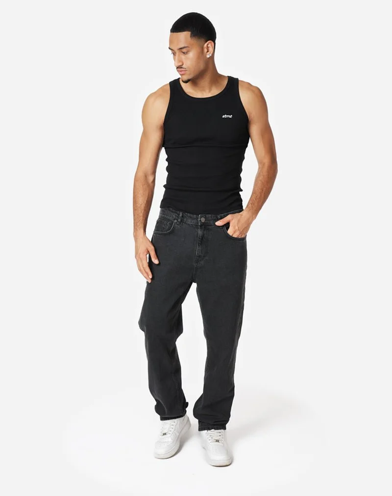 DENIM JEANS (BLACK)