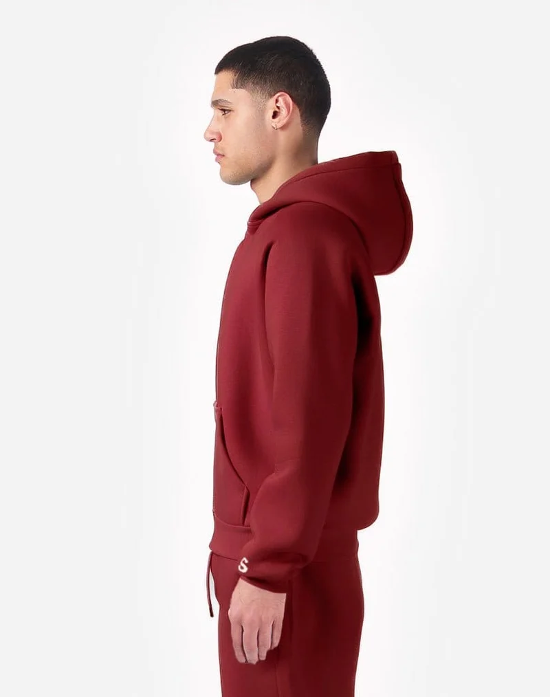 BASIC HOODIE (BURGUNDY)