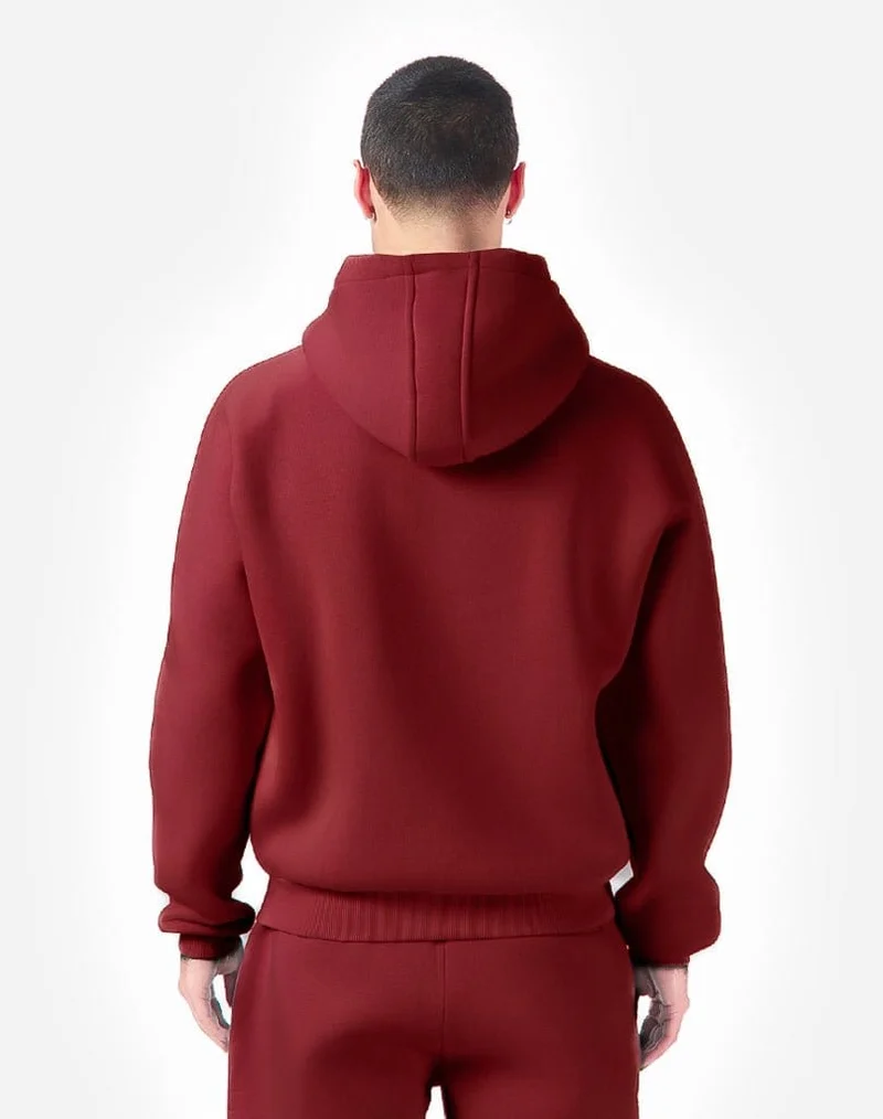 BASIC HOODIE (BURGUNDY)