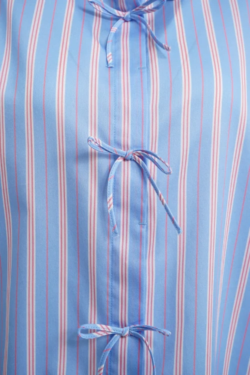 Milano Hemdbluse cornflower print