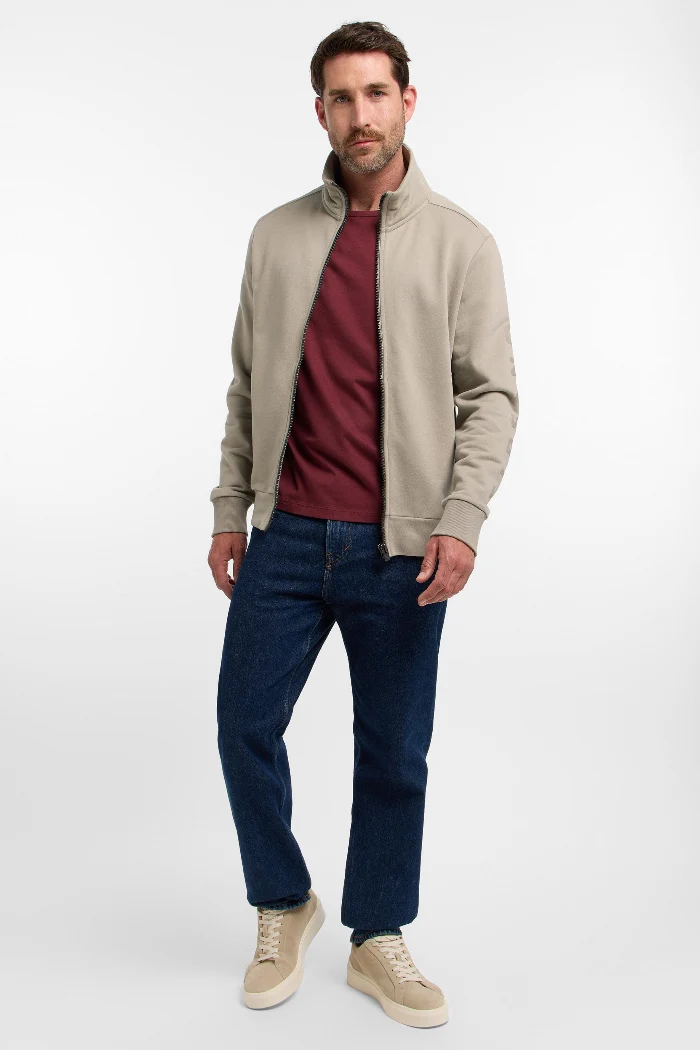 Elbsand Men Sweatjacke Levin smoked tan