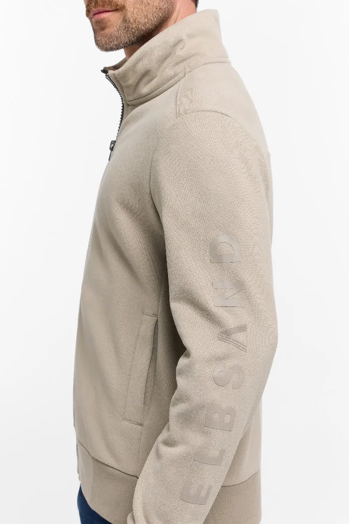 Elbsand Men Sweatjacke Levin smoked tan