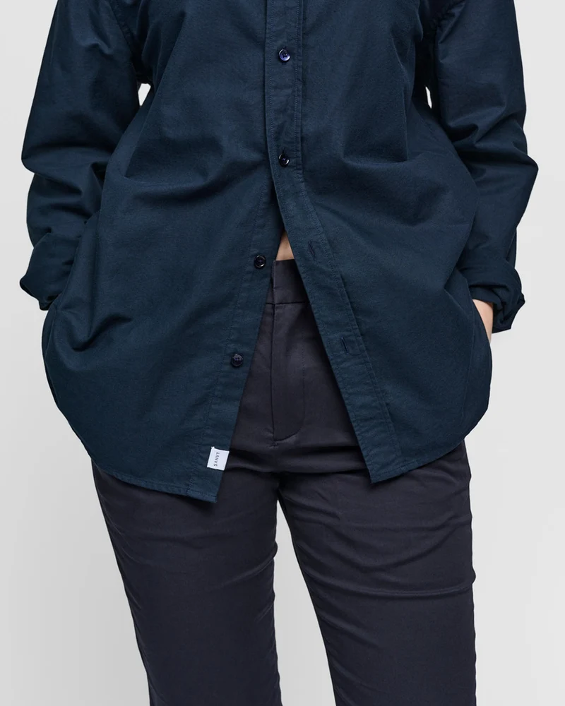 The Oversized Oxford Shirt - Navy