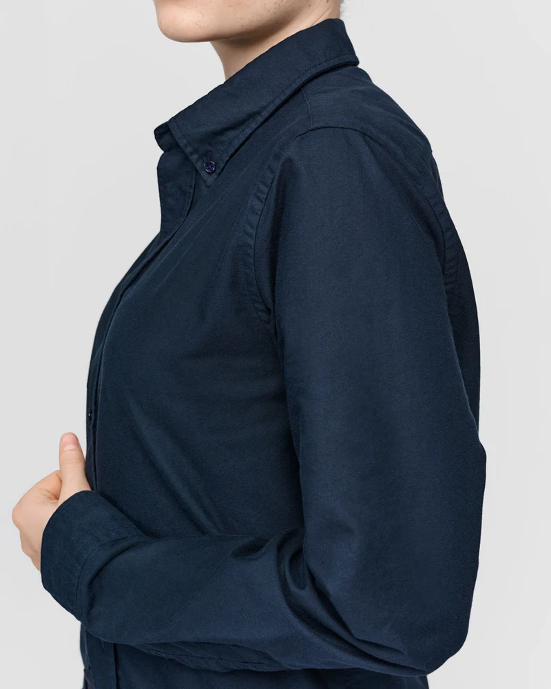 The Oversized Oxford Shirt - Navy