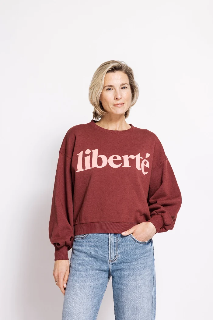 Zhrill Sweatshirt Tera bordeaux
