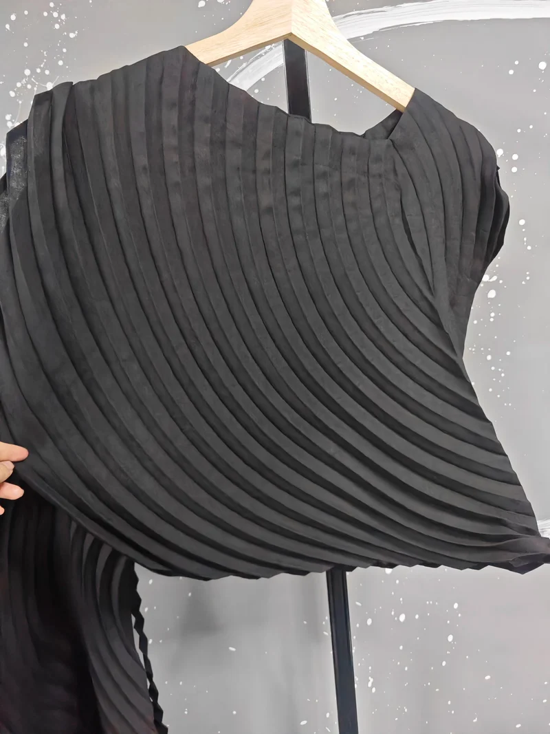 Pleated Minimal Two-Piece Set