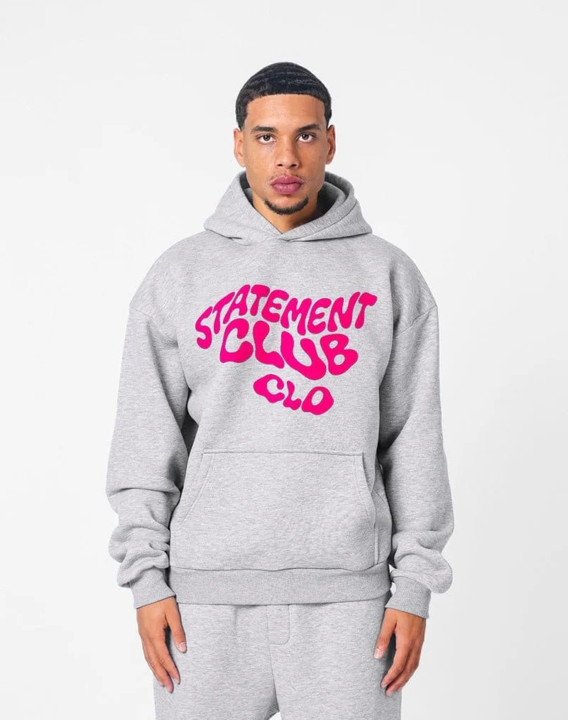 CLUB HOODIE (GREY MELANGE)