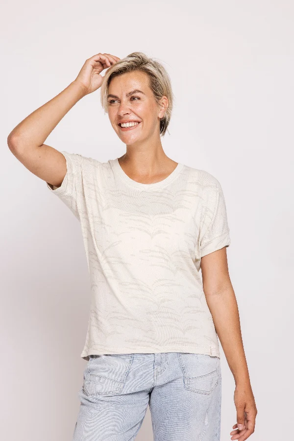 Zhrill T-Shirt Rahel AOP sand
