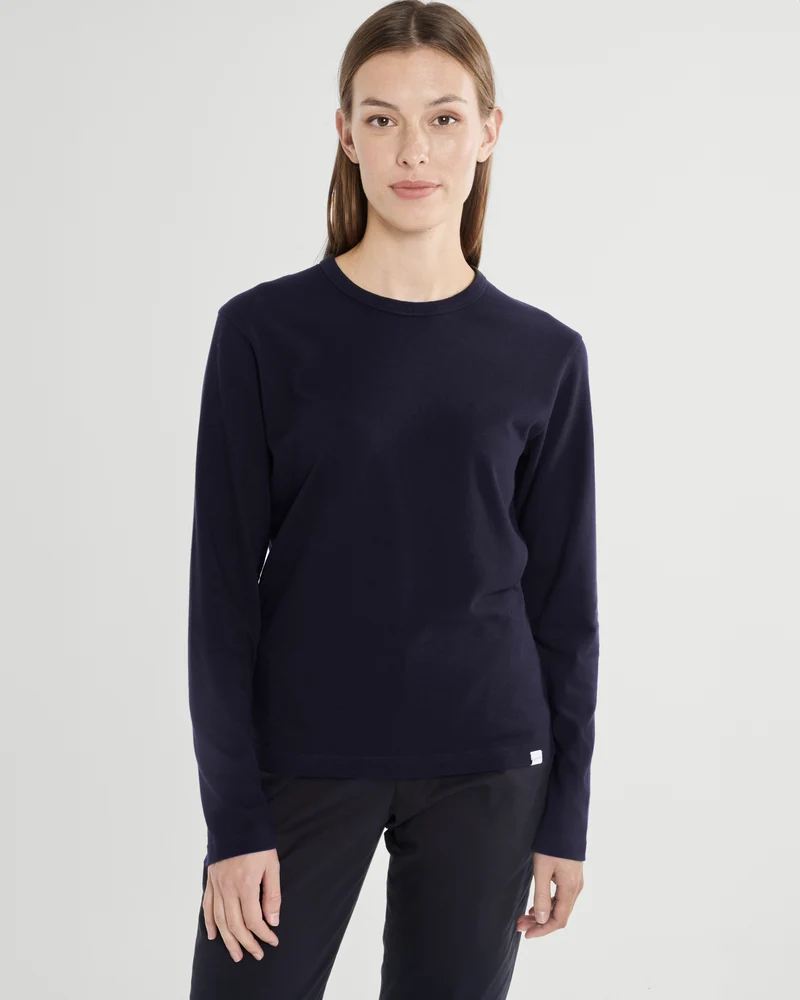 The Unisex Longsleeve T-Shirt - Dark Navy