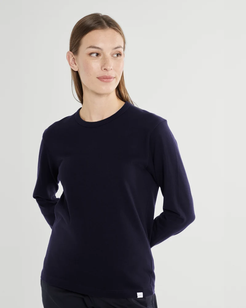 The Unisex Longsleeve T-Shirt - Dark Navy