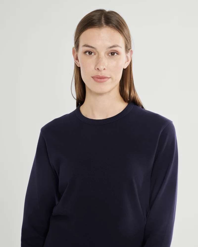 The Unisex Longsleeve T-Shirt - Dark Navy