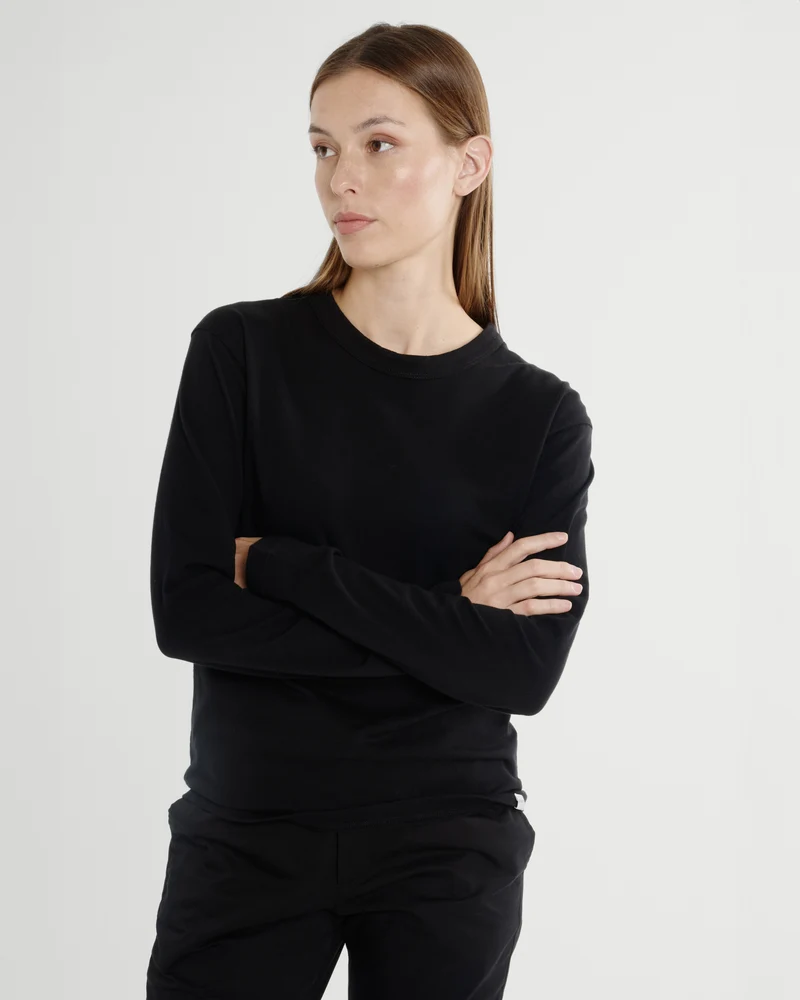 The Unisex Longsleeve T-Shirt - Black