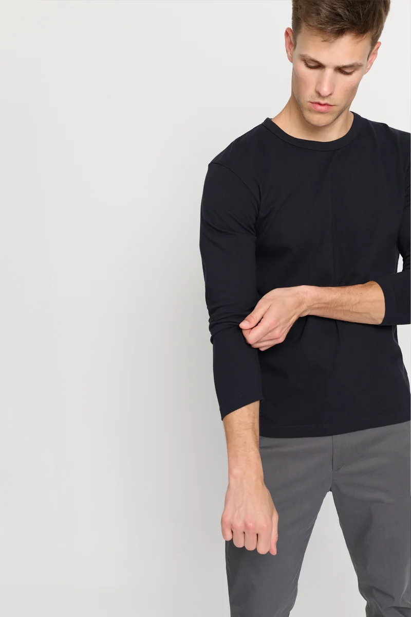The Longsleeve T-Shirt - Dark Navy