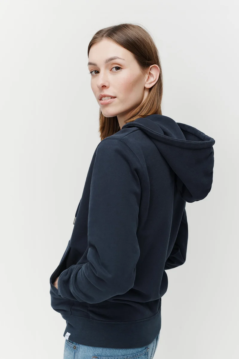 The Unisex Zip Hoodie - Navy
