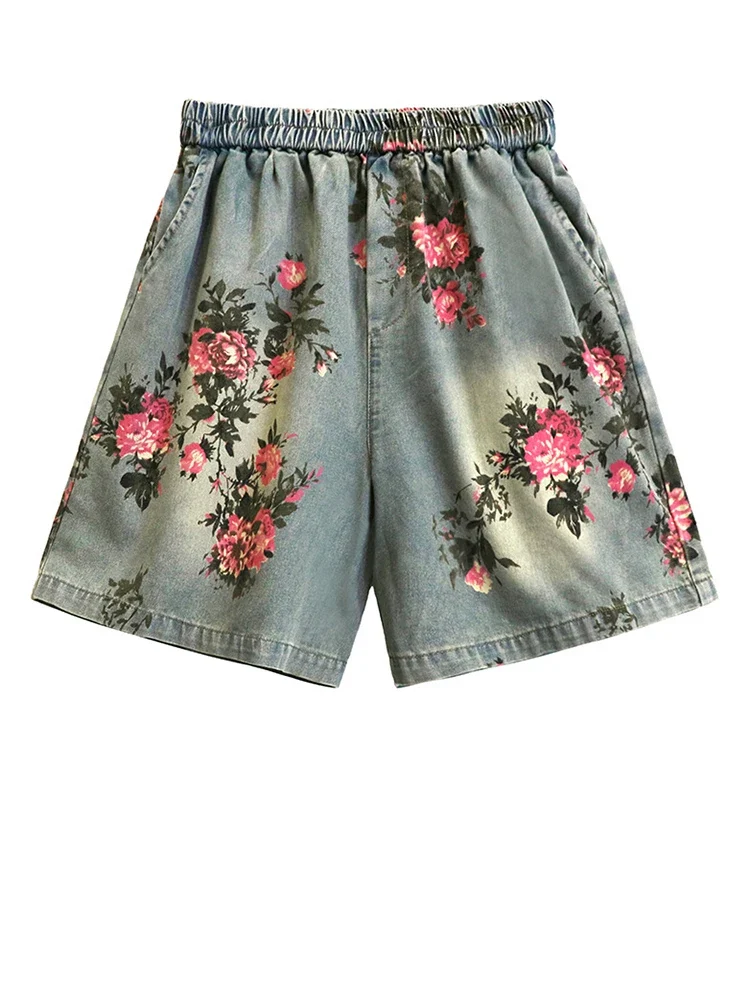 Vintage Bloom Relaxed Shorts