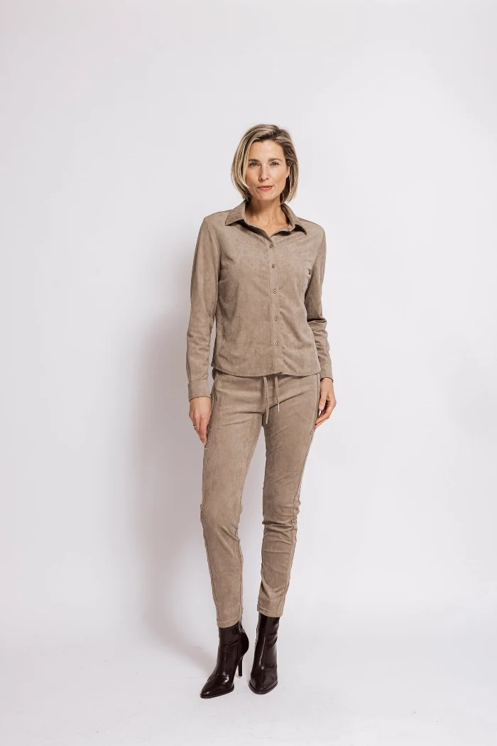 Zhrill Hemdbluse Faye sand/beige/taupe