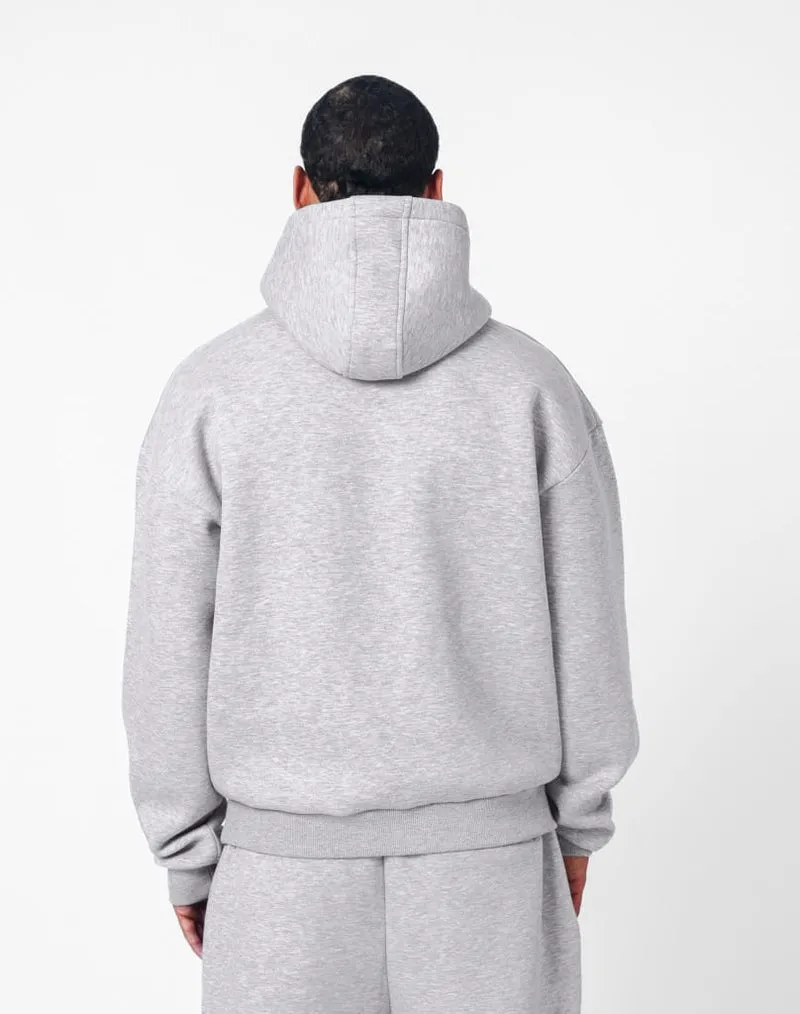 STATEMENT RIFT HOODIE (GREY MELANGE)