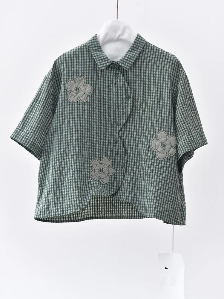 Japanese Inspired Textured Check Shirt
