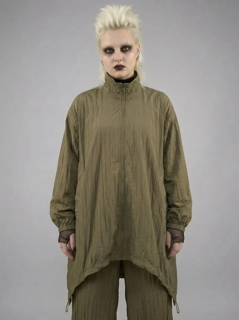 Textured Oversized Jacket