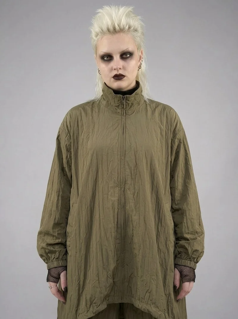 Textured Oversized Jacket