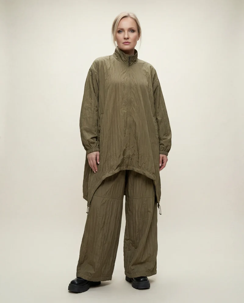 Textured Oversized Jacket