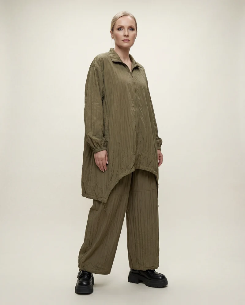 Textured Oversized Jacket