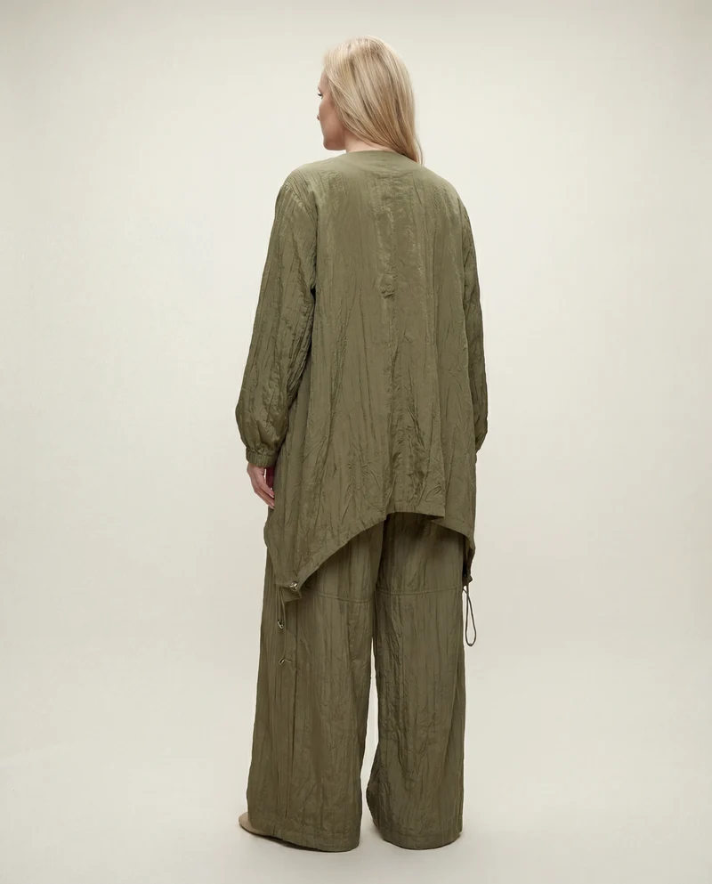 Textured Oversized Jacket