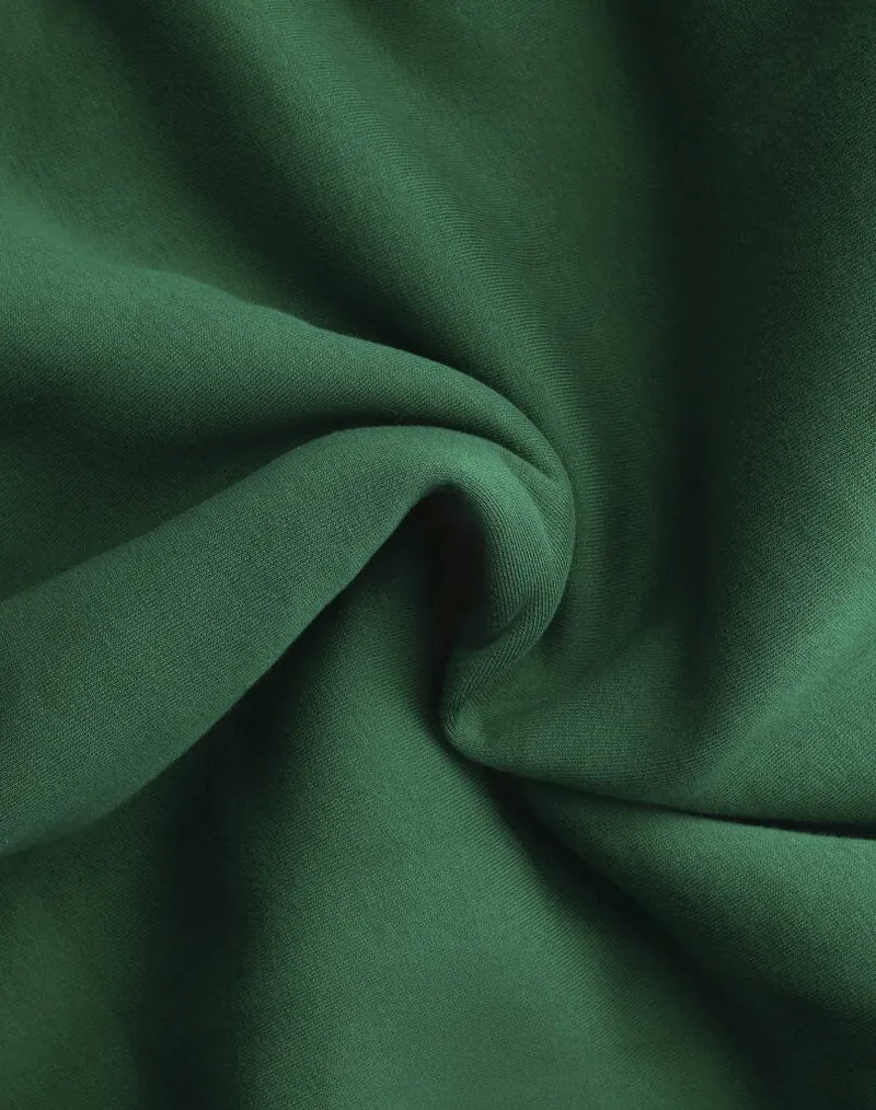 BASIC ZIP-HOODIE (WOOD GREEN)