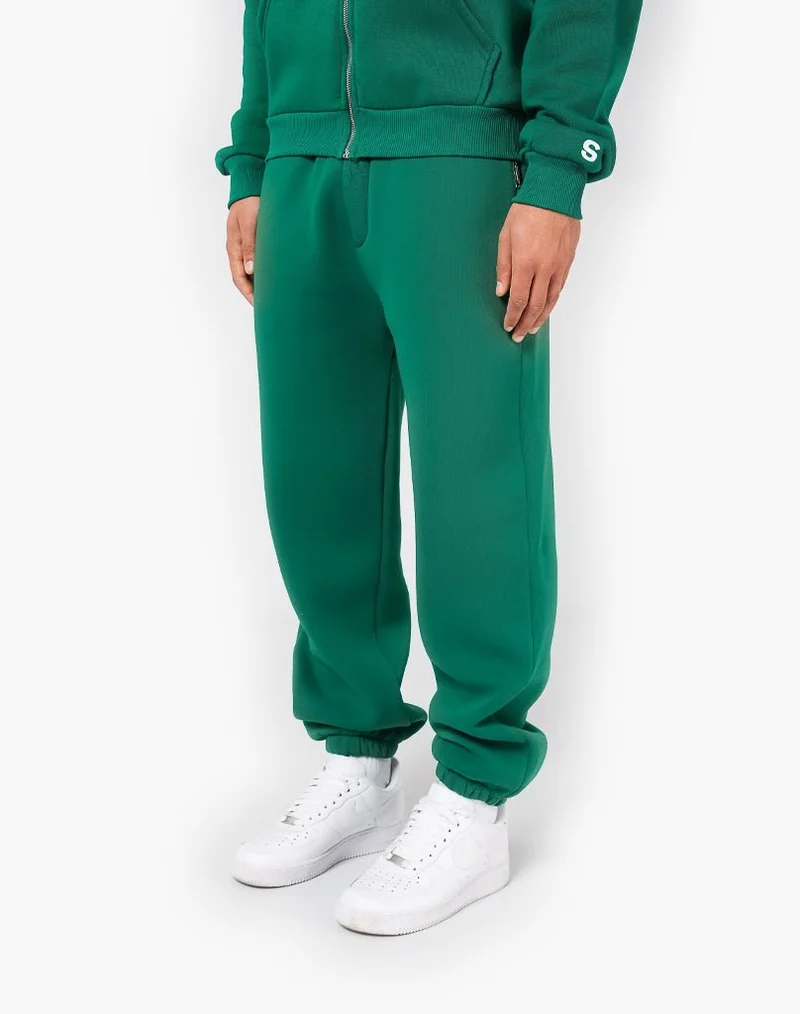 BASIC ZIPPER + BASIC JOGGER (WOOD GREEN)