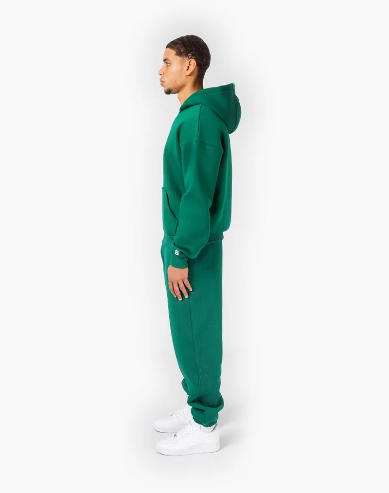 BASIC ZIPPER + BASIC JOGGER (WOOD GREEN)